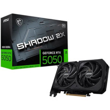 MSI GeForce RTX 5050 SHADOW 2X OC 8G, 8GB GDDR6, 128-bit