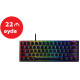 Razer Keyboard mechanical Huntsman Mini 61key, Red Switch, USB-A, EN, RGB, black