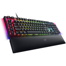 Razer Keyboard mechanical BlackWidow V4, 114key, Yellow Switch, USB-A, EN/RU, RGB, black