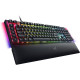 Razer Keyboard mechanical BlackWidow V4, 114key, Yellow Switch, USB-A, EN/RU, RGB, black