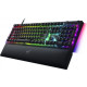 Razer Keyboard mechanical BlackWidow V4, 114key, Yellow Switch, USB-A, EN/RU, RGB, black