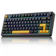 AULA F75 Thunder Black (black + dark blue + orange)