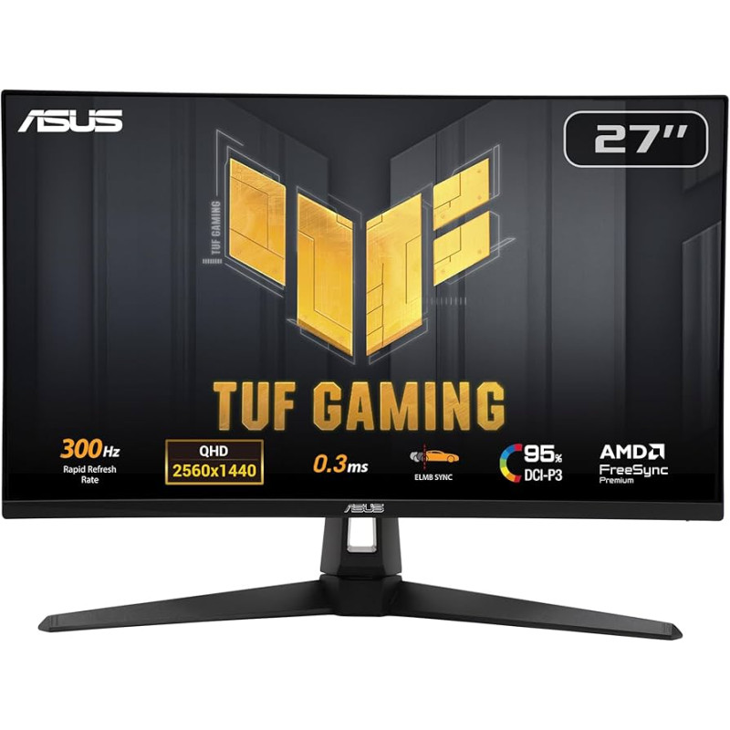 ASUS TUF GAMING VG27AQM5A | 27" | WQHD (2560 × 1440) |300 Hz |Fast IPS