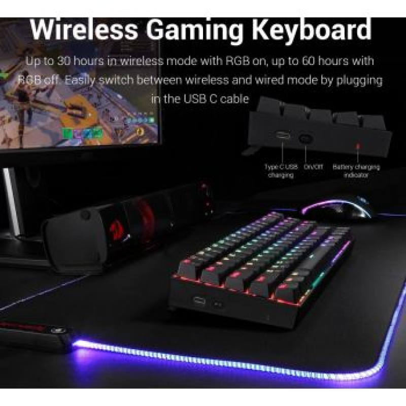 Deimos K599 Wireless TKL