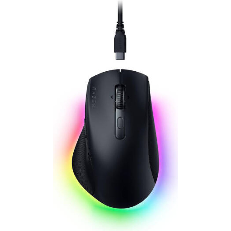Razer Mouse Pro Click V2, RGB, USB-A/WL/BT, black
