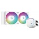 Deepcool LE520 240mm AIO ARGB Liquid Cooler White