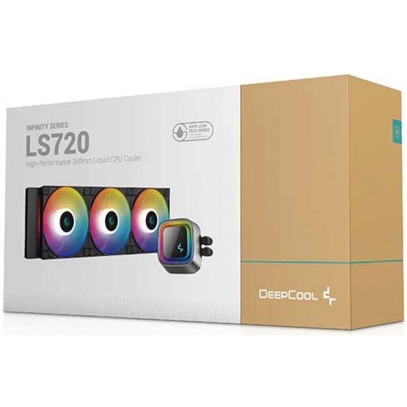 Deepcool LS720 360mm AIO ARGB Liquid Cooler Black