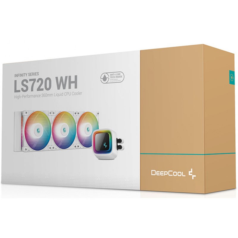 Deepcool LS720 360mm AIO ARGB Liquid Cooler White