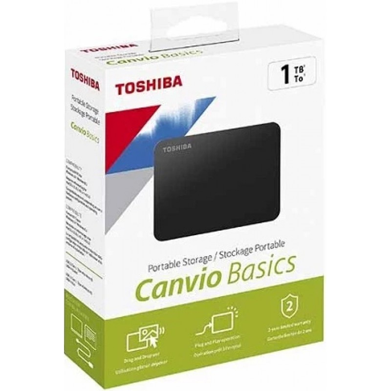 External HDD Toshiba Canvio Basics 1TB USB3.0