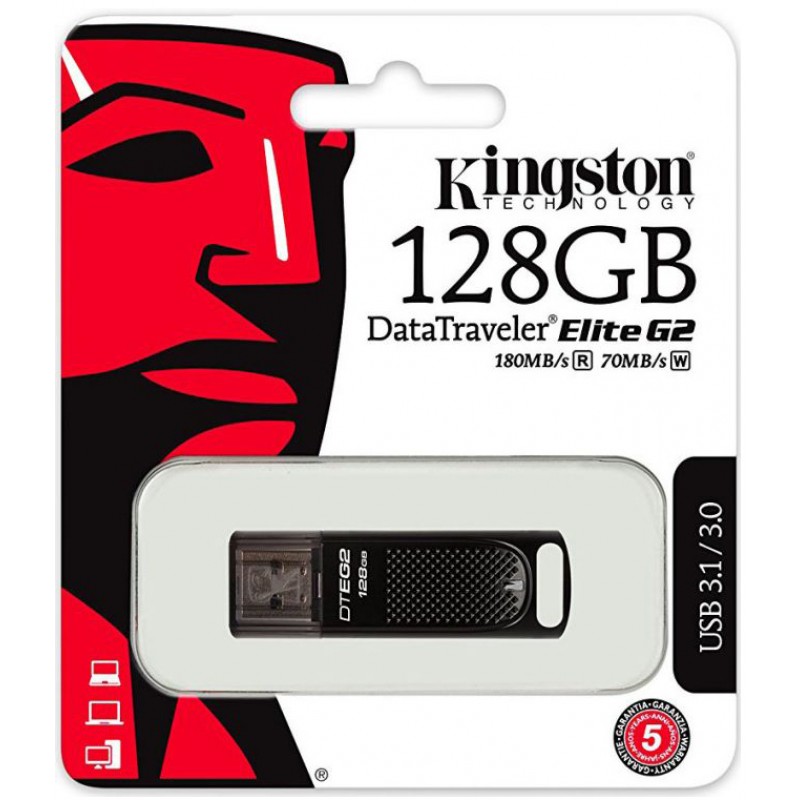 Flaşkart Kingston 3.0 DT Elite G2 (metal) 128GB USB 3.1