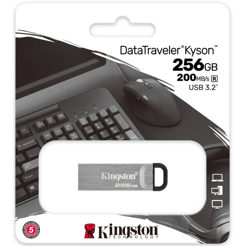 Flaşkart Kingston DataTraveler Kyson 256GB USB 3.2