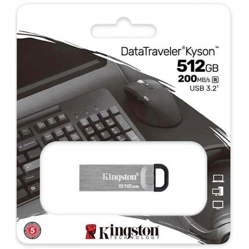 Flaşkart Kingston DataTraveler Kyson 512GB USB 3.2 