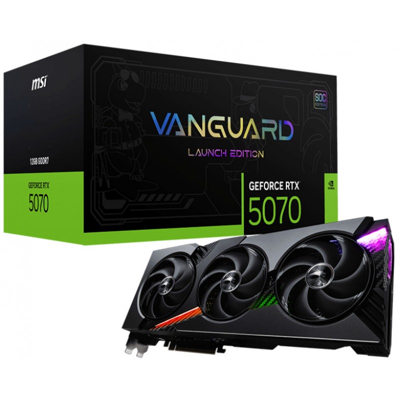 MSI GeForce RTX 5070 12GB Vanguard SOC Launch 