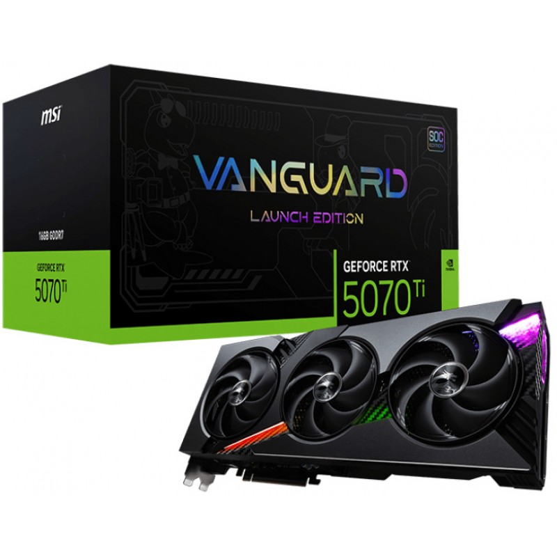 MSI GeForce RTX 5070 Ti 16G Vanguard SOC Launch