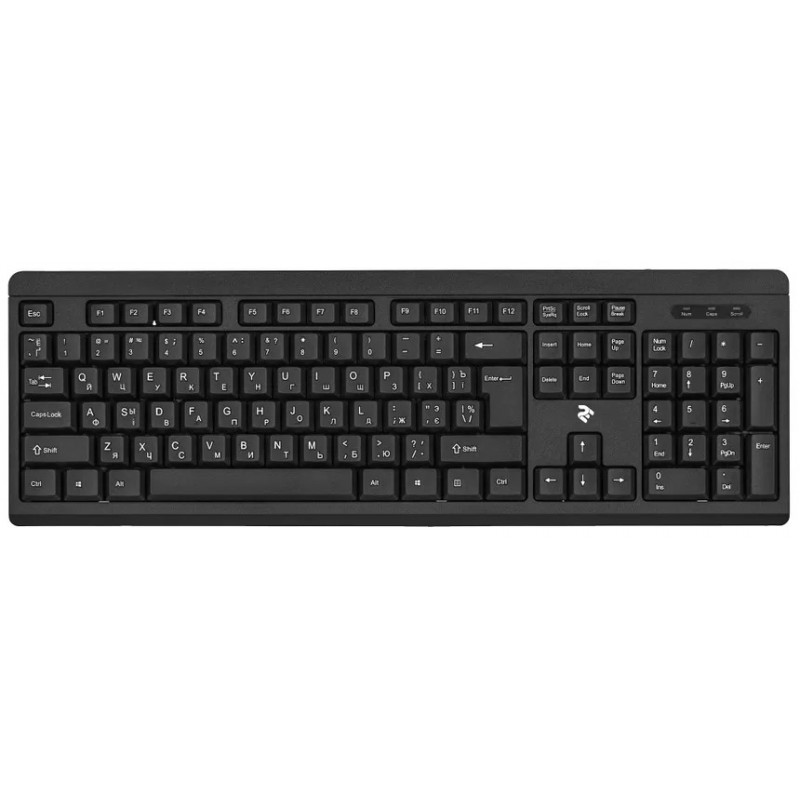 2E Keyboard KS108 USB Black