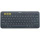 LOGITECH Bluetooth Keyboard K380 Multi-Device - INTNL -Russian Layout - DARK GREY