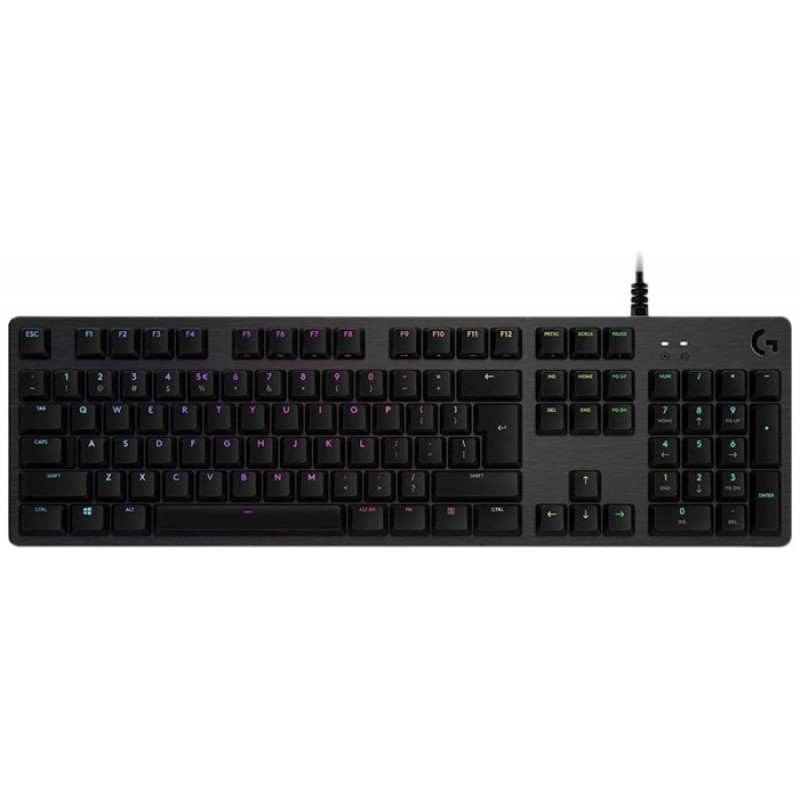 LOGITECH G512 CARBON LIGHTSYNC RGB Mechanical Gaming Keyboard with GX Brown switches - CARBON - RUS