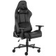 2E GAMING Chair BUSHIDO II, PU Leather, 3D-Armrests, black
