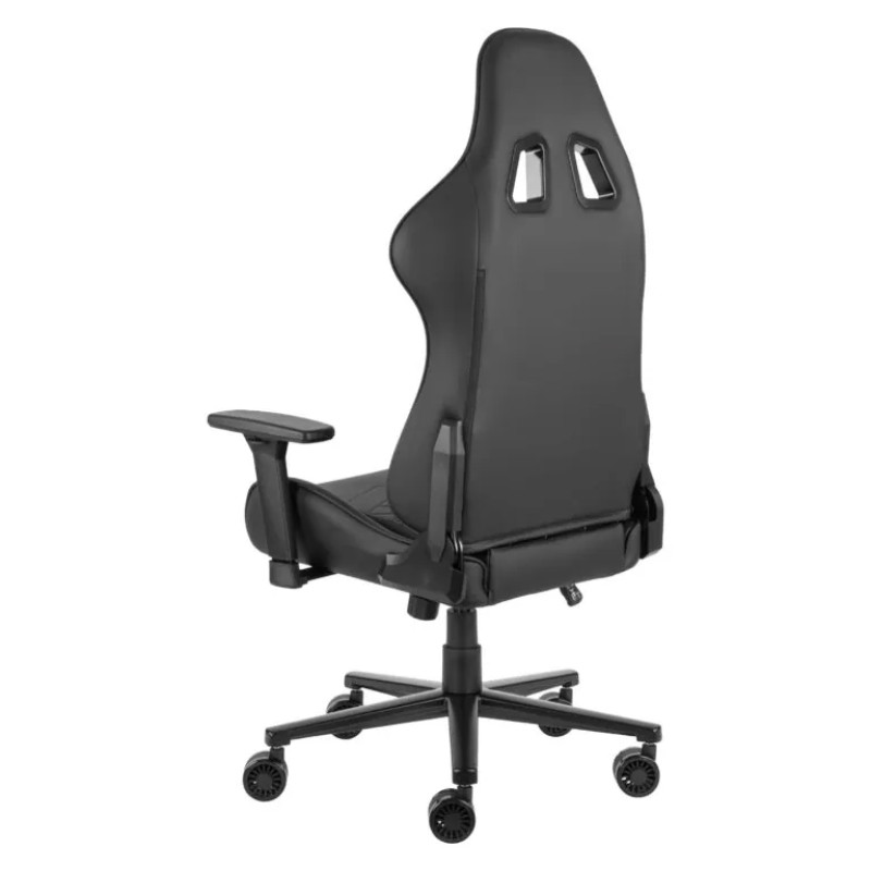 2E GAMING Chair BUSHIDO II, PU Leather, 3D-Armrests, black