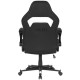 2E GAMING Chair HEBI, PU Leather, Foldable Armrests, black-white