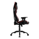 2E GAMING Chair HIBAGON II, PU Leather, 3D-Armrests, black-red