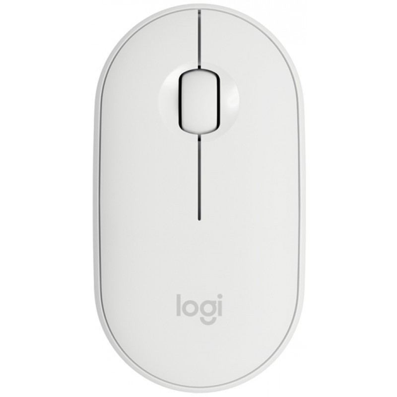 LOGITECH Pebble M350 Wireless Mouse - OFF-WHITE-2.4GHZ/BT - EMEA - CLOSED BOX