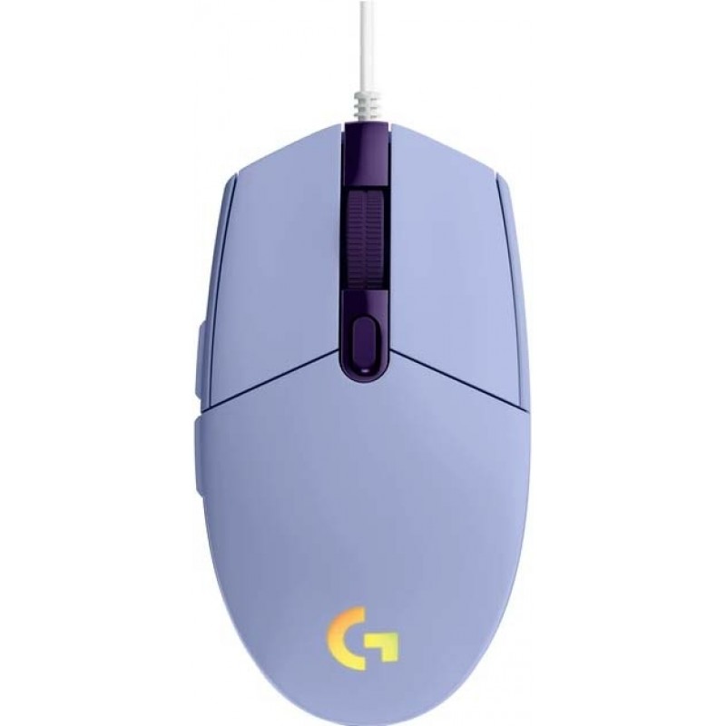 LOGITECH G203 LIGHTSYNC Gaming Mouse - LILAC - USB -EMEA - G203 LIGHTSYNC