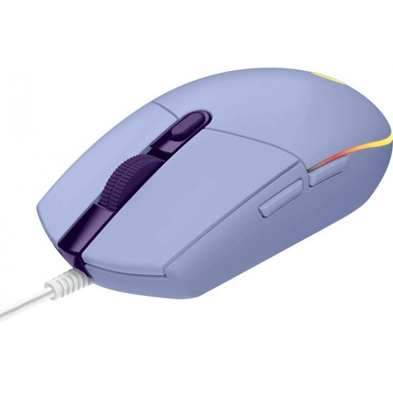 LOGITECH G203 LIGHTSYNC Gaming Mouse - LILAC - USB -EMEA - G203 LIGHTSYNC