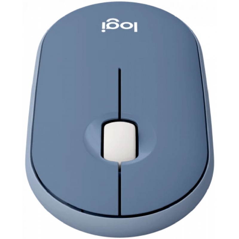Logitech Pebble M350 Wireless Mouse - BLUEBERRY -2.4GHZ/BT - N/A - CLOSED BOX