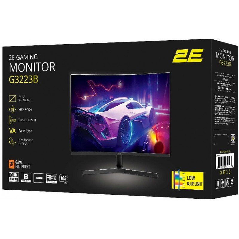 2E 31.5" G3223B 165Hz, 1ms, Curved Gaming Monitor