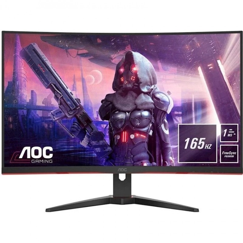AOC CQ32G2SE/BK | 31.5"QHD (2560x1440) | 165Hz | 1ms | Curved
