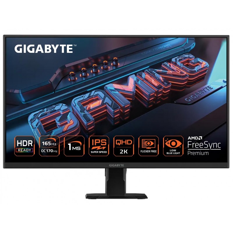 GIGABYTE GS27Q | 27"(2K QHD) | 165Hz | 1ms | IPS
