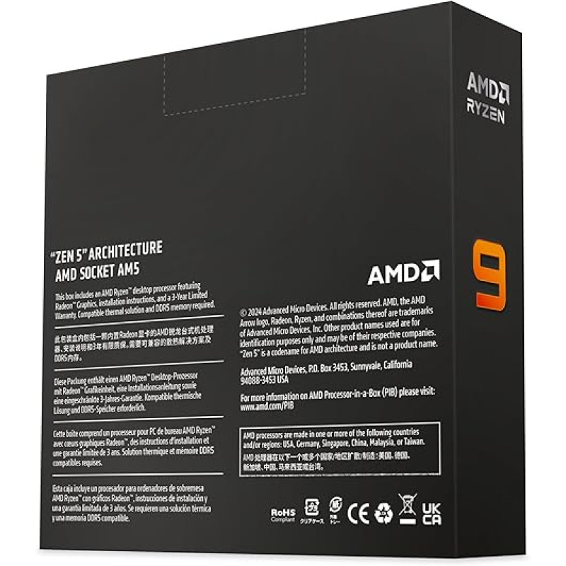 AMD Ryzen™ 9 9950X3D