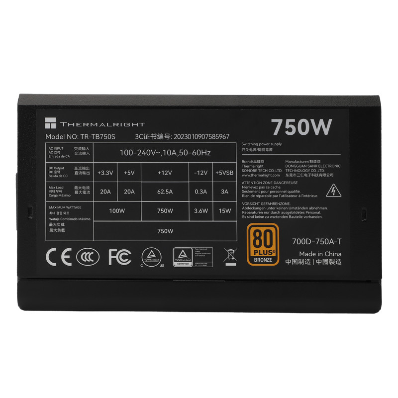 Thermalright TB-750S 80+Bronze