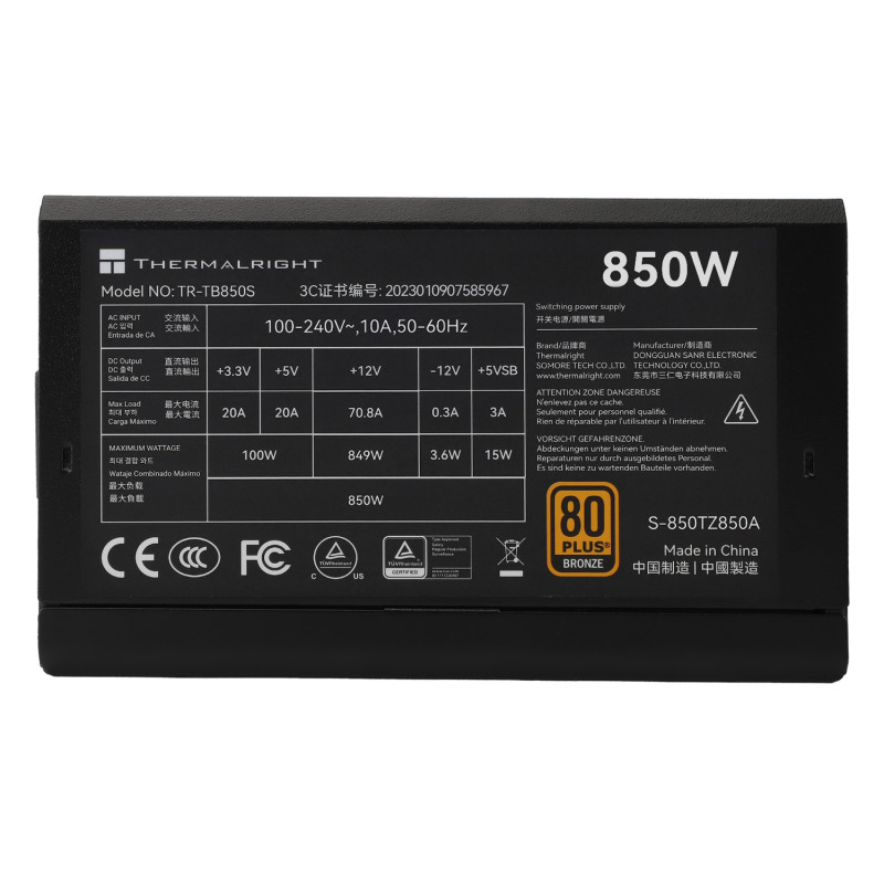 Thermalright TB-850S 80+Bronze