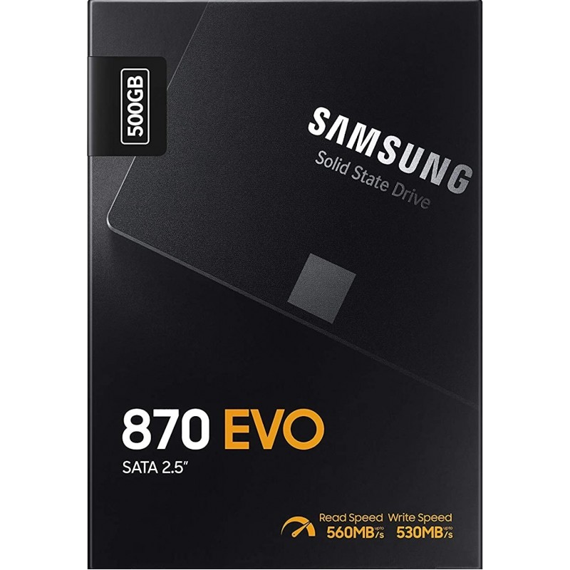SAMSUNG 500GB 870 EVO SATA 3 2.5 SSD (560 MB/s / 530 MB/s )