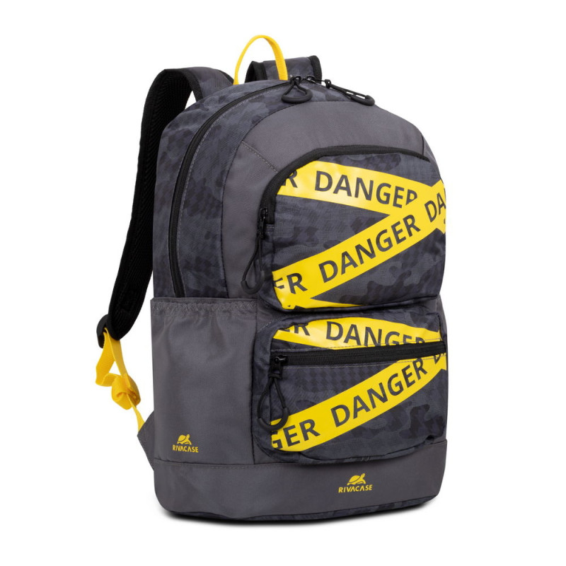 RIVACASE 5421 Grey camo Urban backpack 14L/13.3"