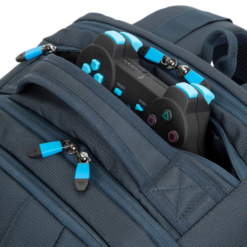 RIVACASE 7861 dark blue ECO Gaming backpack 17.3"