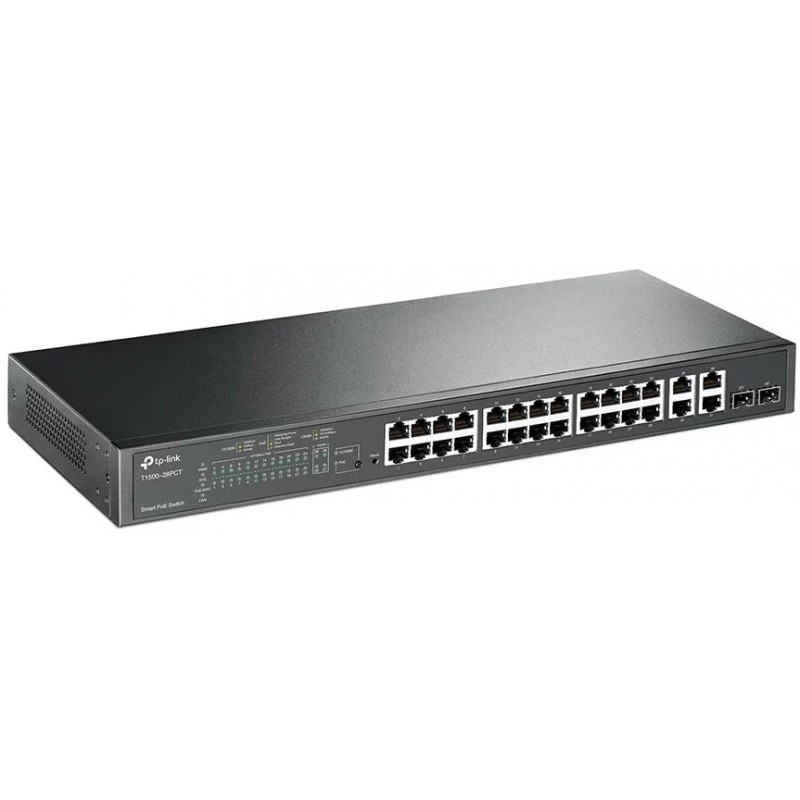 24-port Switch PoE+ TP-Link T1500-28PCT (TL-SL2428P)
